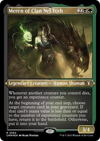 Meren of Clan Nel Toth (Foil Etched), Commander Masters