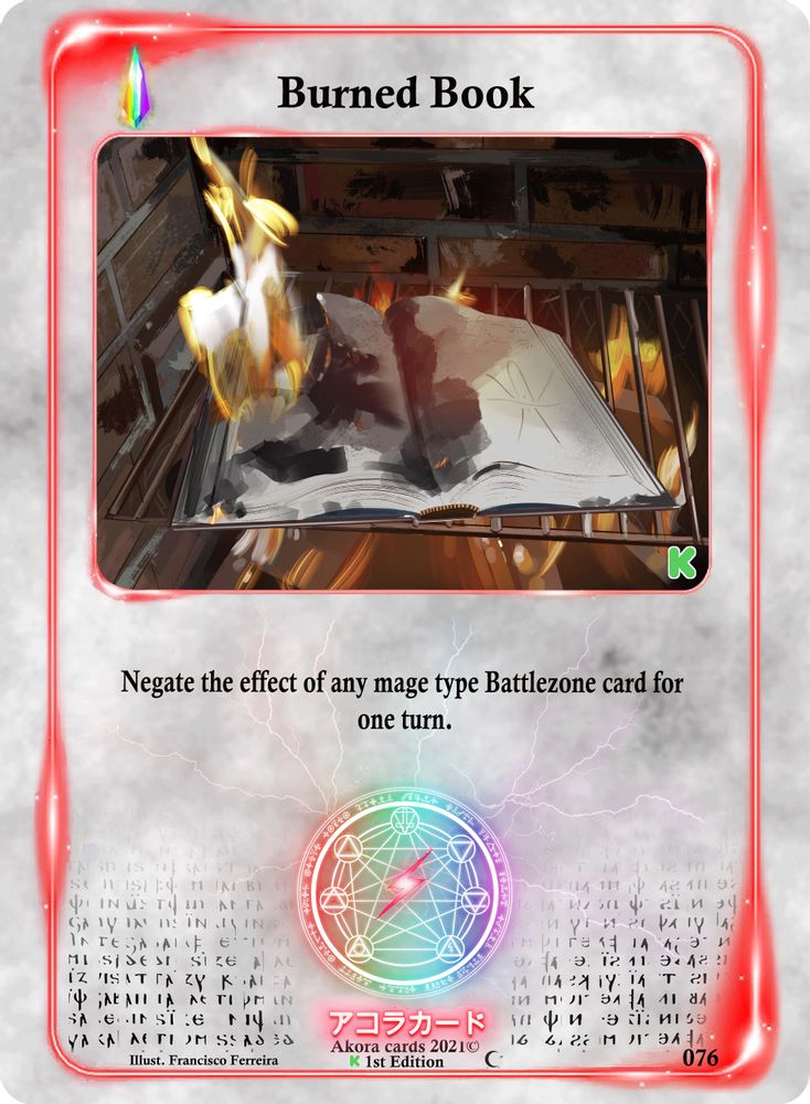 Burned Book, Standard, front