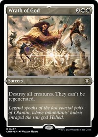 Wrath of God (Foil Etched), Commander Masters