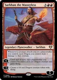 Sarkhan the Masterless, Commander Masters
