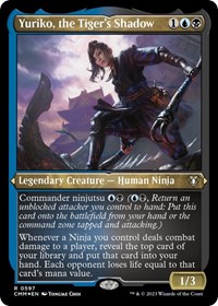 Yuriko, the Tiger's Shadow (Foil Etched), Commander Masters