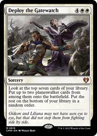 Deploy the Gatewatch, Commander Masters