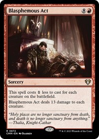 Blasphemous Act, Commander Masters