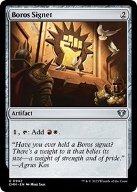 Boros Signet, Commander Masters