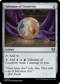 Talisman of Creativity, Commander Masters