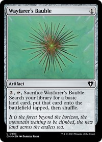 Wayfarer's Bauble, Commander Masters