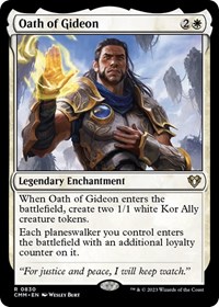 Oath of Gideon, Commander Masters