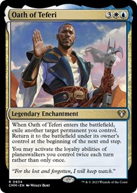 Oath of Teferi, Commander Masters