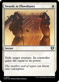 Swords to Plowshares, Commander Masters