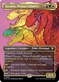 Zacama, Primal Calamity (Borderless), Commander Masters