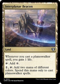 Interplanar Beacon, Commander Masters