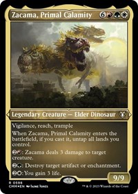 Zacama, Primal Calamity (Foil Etched), Commander Masters