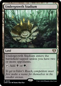Undergrowth Stadium, Commander Masters