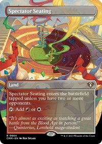 Spectator Seating (Borderless), Commander Masters
