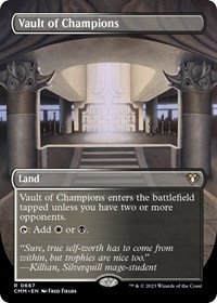 Vault of Champions (Borderless), Commander Masters