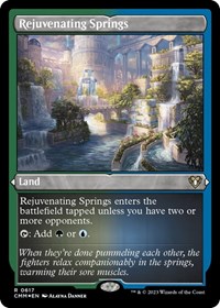 Rejuvenating Springs (Foil Etched), Commander Masters