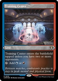 Training Center (Foil Etched), Commander Masters
