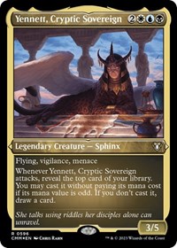 Yennett, Cryptic Sovereign (Foil Etched), Commander Masters