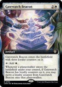 Gatewatch Beacon (Extended Art), Commander Masters