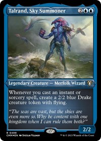 Talrand, Sky Summoner (Foil Etched), Commander Masters
