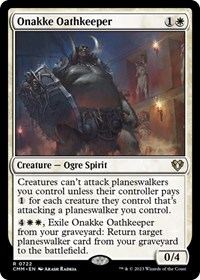 Onakke Oathkeeper, Commander Masters