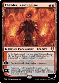 Chandra, Legacy of Fire, Commander Masters