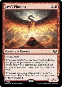 Jaya's Phoenix, Commander Masters