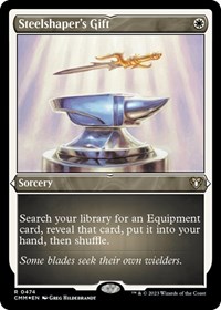 Steelshaper's Gift (Foil Etched), Commander Masters