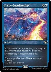 Fierce Guardianship (Foil Etched), Commander Masters