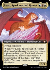 Leori, Sparktouched Hunter (Extended Art), Commander Masters