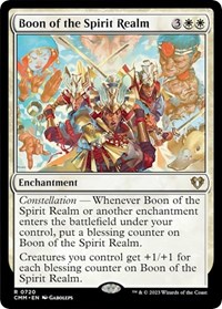 Boon of the Spirit Realm, Commander Masters