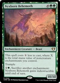 Nyxborn Behemoth, Commander Masters