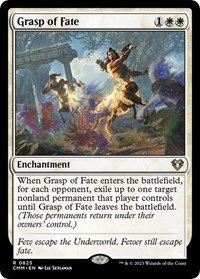 Grasp of Fate, Commander Masters