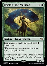 Herald of the Pantheon, Commander Masters