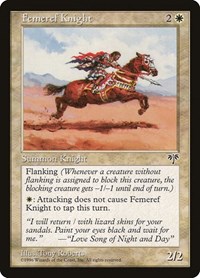 Femeref Knight, Mirage