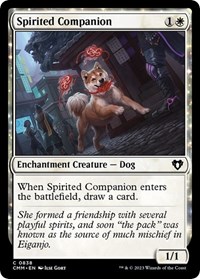 Spirited Companion, Commander Masters