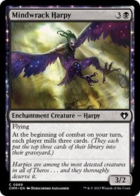 Mindwrack Harpy, Commander Masters