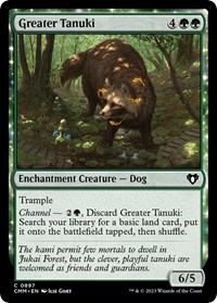 Greater Tanuki, Commander Masters