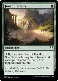 Font of Fertility, Commander Masters