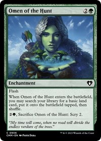 Omen of the Hunt, Commander Masters