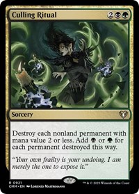 Culling Ritual, Commander Masters