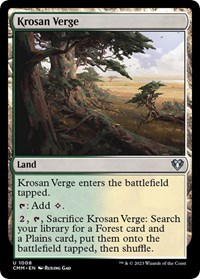 Krosan Verge, Commander Masters