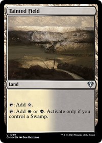 Tainted Field, Commander Masters