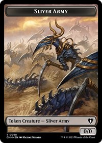 Sliver Army // Sliver Double-Sided Token, Commander Masters