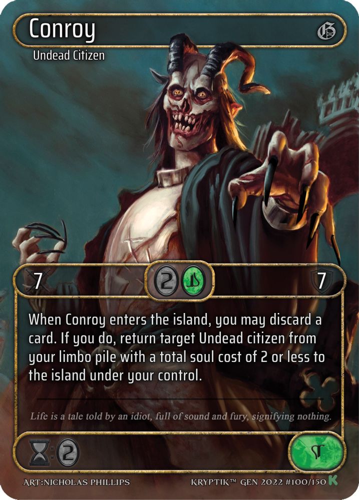 Conroy (Box Topper), Standard, front