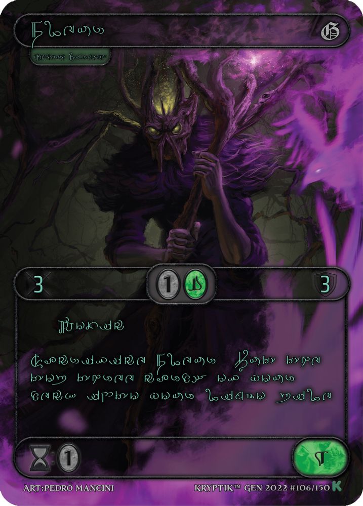 Fleur (Green Kryptik Language), Standard, front