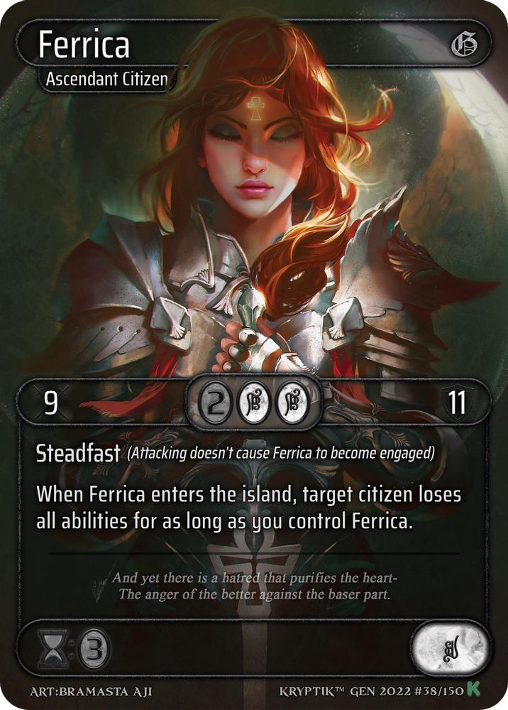 Ferrica, Standard, front