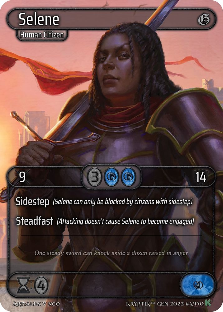 Selene, Standard, front