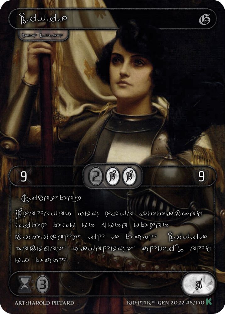 Livia (Silver Kryptik Language), Standard, front