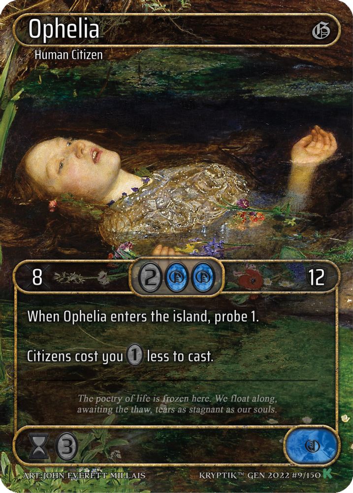 Ophelia (Box Topper), Standard, front